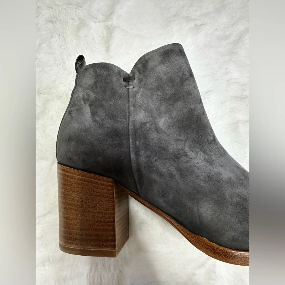 Alberto Fermani Charcoal Ankle Booties